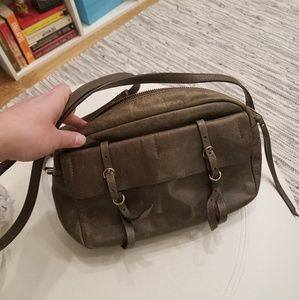 Banana Republic Leather Sunset Camera Bag